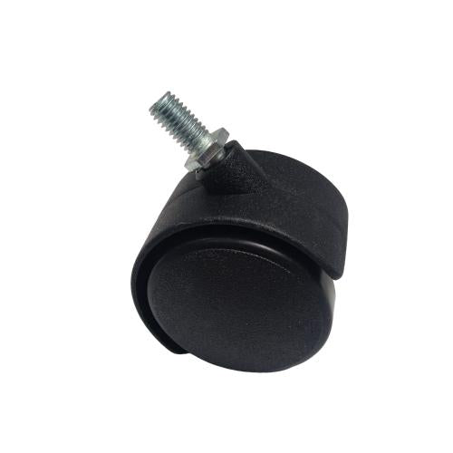 2 IN / TM Roda Hidup Kursi Non Rem Drat PVC Hitam Rem