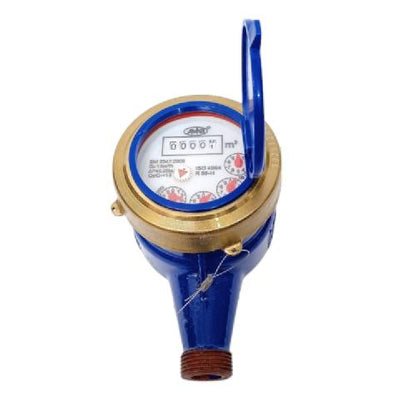 1/2 IN / AMNB Meteran Air Water Flow Meter PDAM Standar Kuningan Set