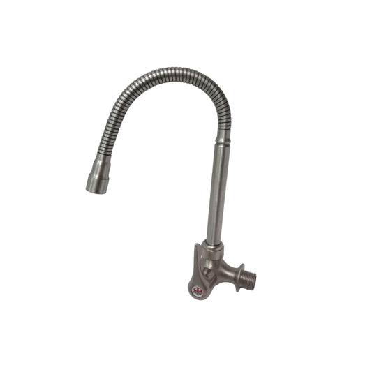 1/2 IN / COBZ CBABK07 Kran Angsa Fleksibel Sink BCP Tembok Stainless