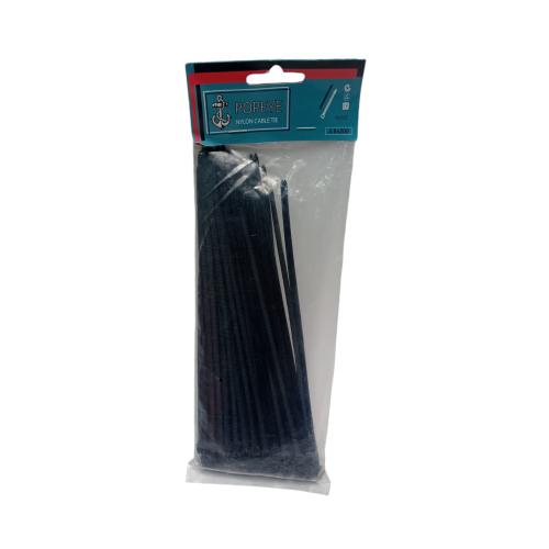 3.6 MM x 200 MM / POPEYE Kabel Cable Ties Tali Ripet 20 CM Hitam Pack