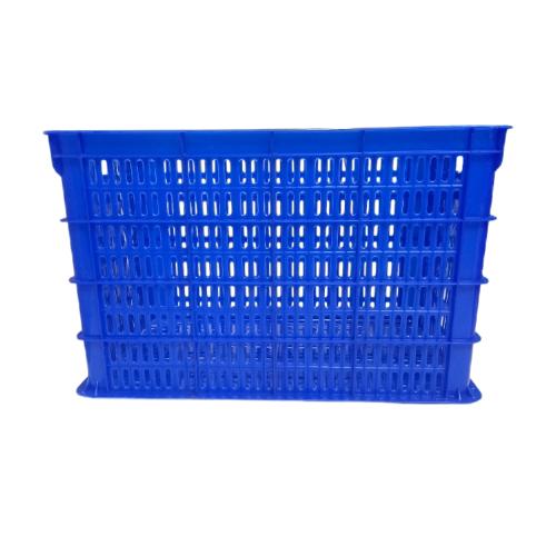 606 MM x 430 MM x 377 MM / GREEN LEAF 2208 L Krat Industri Keranjang Buah Rapat Blue