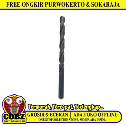 7 MM / NACHI  Shank Twist Drill Bits Mata Bor Besi Baja Kayu PVC