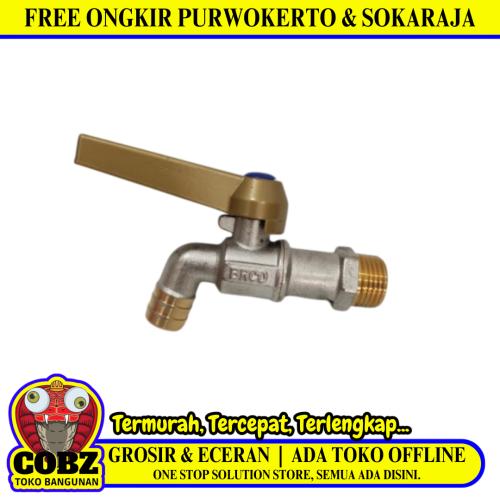 1/2 IN / BRCO B08 Kran Air Tembok Taman Bola Ball Valve Stainless