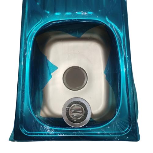 96 CM X 42.5 CM X 11 CM / SKYNERO  Bak Cuci Piring Washbak 1 Lubang + Acc Set