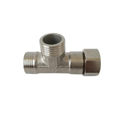 1/2 IN / TM Nepel Tee Drat Luar Dalam Kran Kloset Stainless