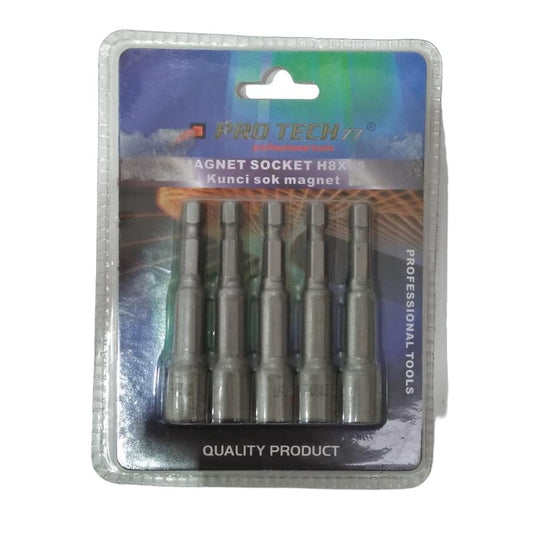 8 MM x 48 MM / PROTECH Mata Bor Kunci Sok Baut Baja Roofing Hex Set