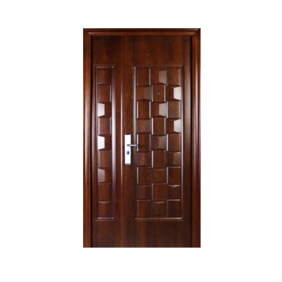 5 CM x 120 CM x 230 CM / FORTRESS PRIME 120.03 MOM & SON Pintu Baja Coklat Set
