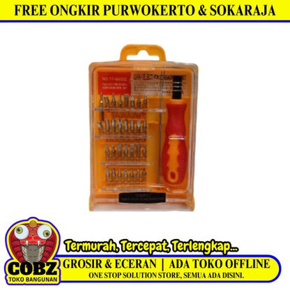 TIEPAI TP 6032D Obeng Reparasi Jam HP Komputer Kacamata 30 Pcs Set