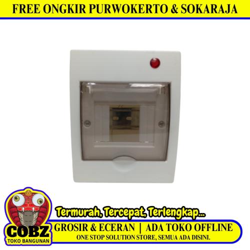 4GRUP/MASKO9104L Box MCB Wadah Tempat MCB Pemutus Arus Sekring Listrik