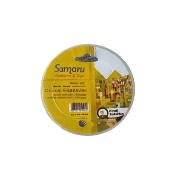 25 MM / SAMARU Isolasi Selotip Lakban Bolak Balik Double Side Tape