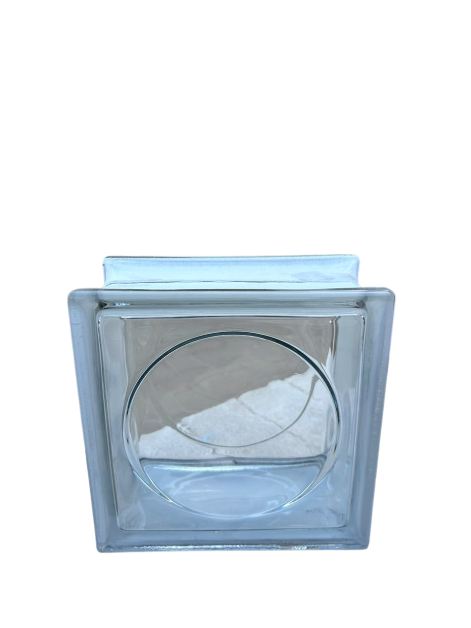 190 MM x 190 MM x 95 MM / MULIA CIRCLE Glassblock Rooster Blok Kaca Biji