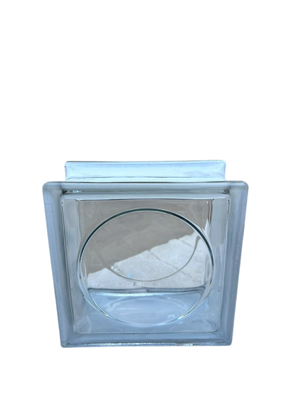 190 MM x 190 MM x 95 MM / MULIA CIRCLE Glassblock Rooster Blok Kaca Biji