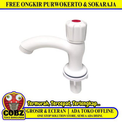 1/2 IN / LESSO Kran Air Sink Wastafel Bak Cuci Piring Plastik PVC