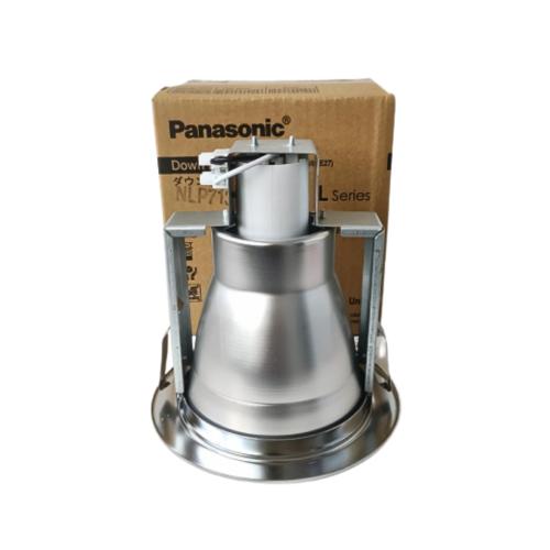 4 IN / PANASONIC Kap Lampu Rumah Lampu Downlight Frame Reflektor Silver
