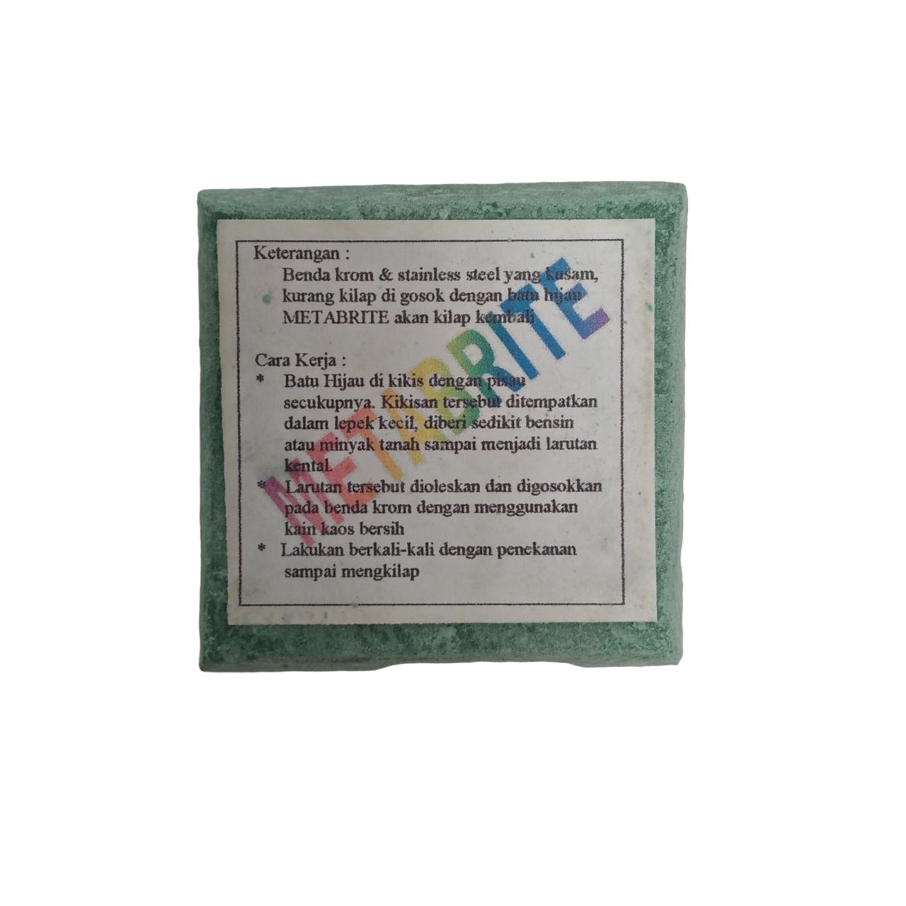 50 GR / METABRITE Batu Metal Polished Poles Pengkilap Pembersih Logam Kusam