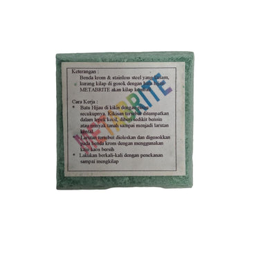 50 GR / METABRITE Batu Metal Polished Poles Pengkilap Pembersih Logam Kusam