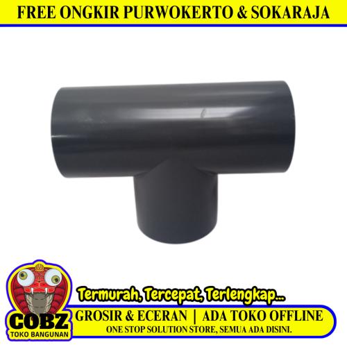 3 IN /RUCIKA AW Tee Sambungan Fitting Pipa PVC