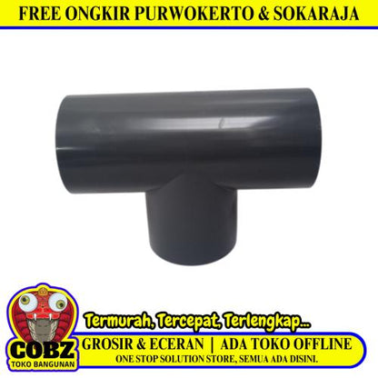 3 IN /RUCIKA AW Tee Sambungan Fitting Pipa PVC