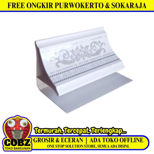 3 CM x 4 CM x 4 M / SHUNDA PLAFON LS-307-9 List Profil U Plafon U PVC Batang