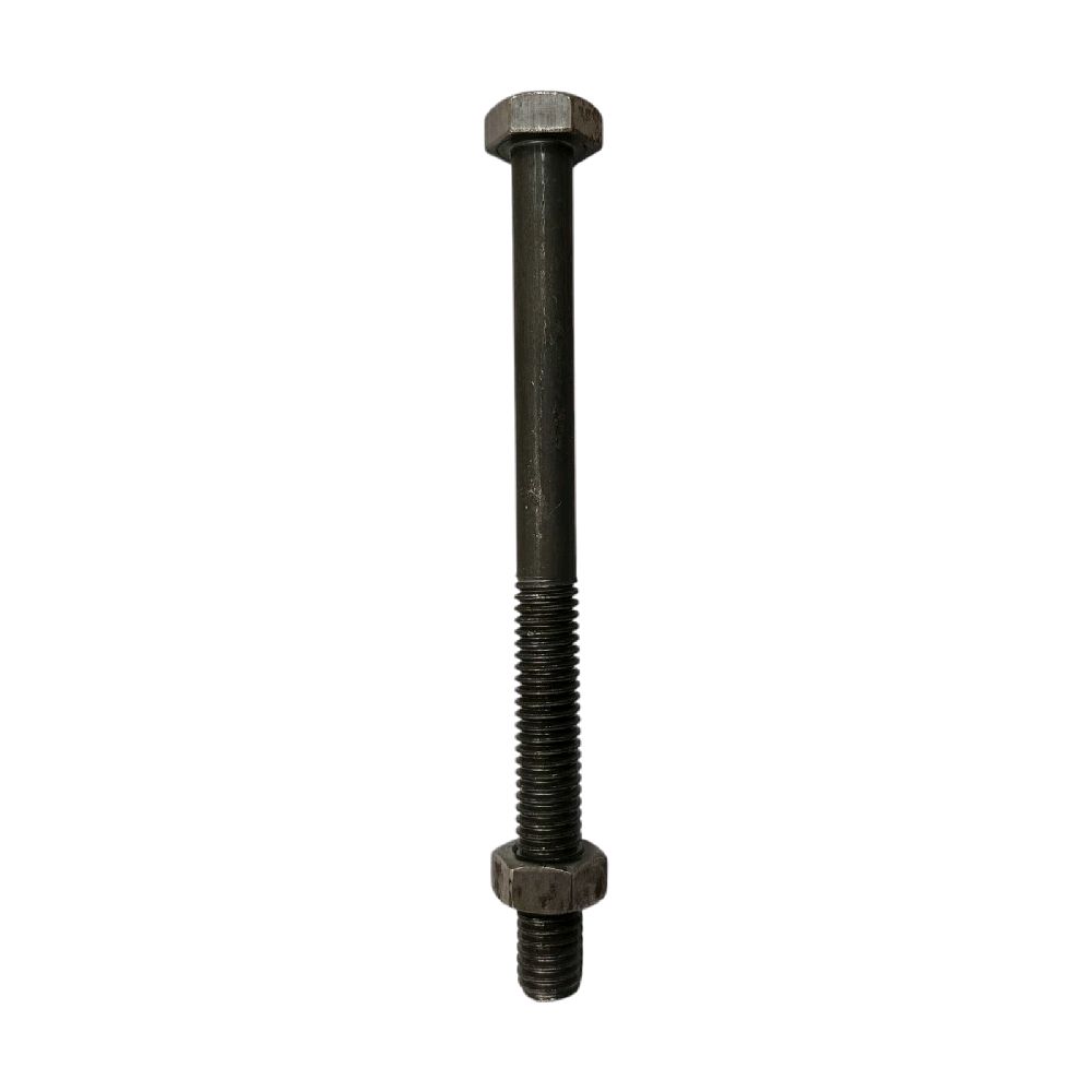 M 12 / TM Baut Mur Hexagon Bolt Nut Flat Head Hitam KG
