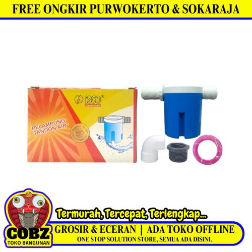 1/2 IN / ISCO TIPE Pelampung Otomatis Torrent Water Level Control Stop Kran Set