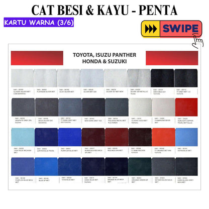 1 KG / PENTA METALLIC Cat Duco Kayu Besi Semprot Kaleng