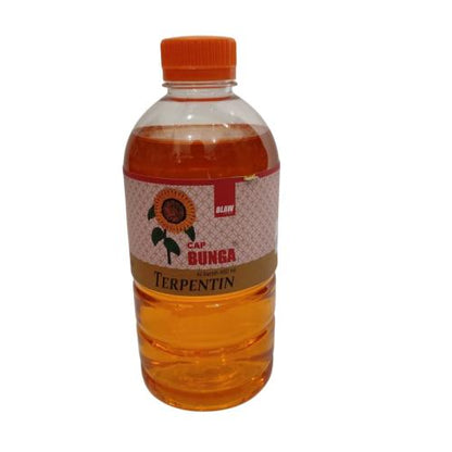 450 ML / BUNGA TERPENTIN Minyak Cat Pengencer Campuran Cat Botol