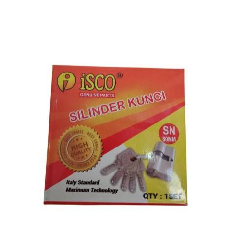 ISCO Silinder Anak Kunci Pintu Cylinder Lock Besar + 5 Kunci Set