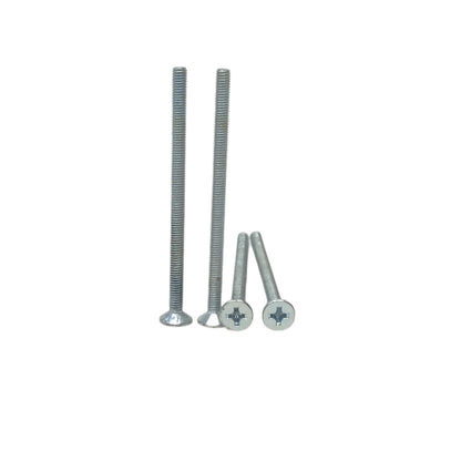 M 3 x 50 MM / TM Baut JF Kepala Rata Plus Putih Biji