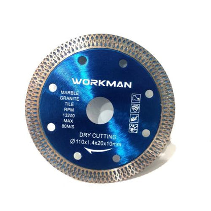 4 IN / WORKMAN Turbo Mata Gerinda Potong Keramik Diamond Cutting Wheel