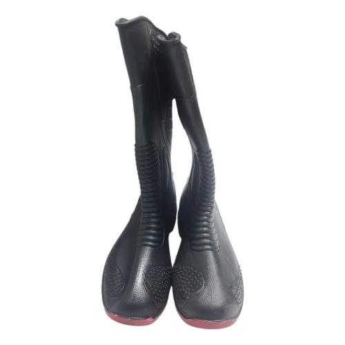 NO 43 / AP Moto Sepatu Boot Kebun Pabrik Proyek Safety Karet Hitam Set