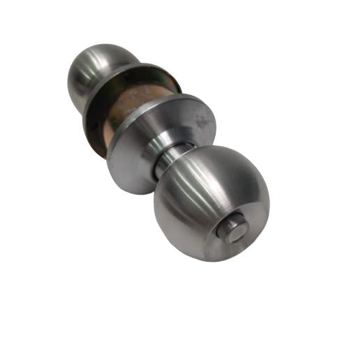 D 5 CM / BIGEN L80G25 Kunci Handle Pintu Bulat Kamar Mandi Stainless chromeSet