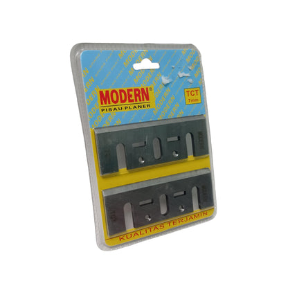 7 MM X 82 MM /MODERN Mata Ketam Sugu Mesin Serut Kayu Planer Blade Set