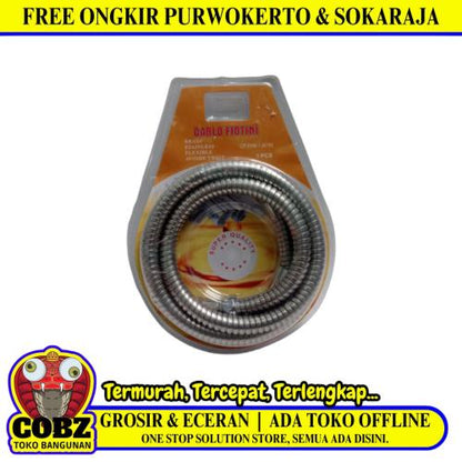 1/2 IN X 150 CM / CARLO FIOTINI Selang Jet Shower Cebok Mandi Hose Stainless