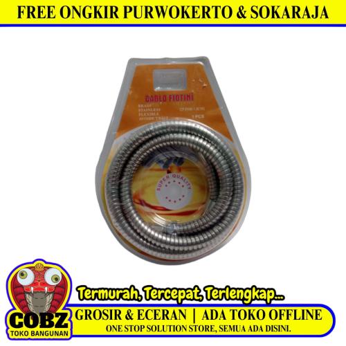 1/2 IN X 150 CM / CARLO FIOTINI Selang Jet Shower Cebok Mandi Hose Stainless