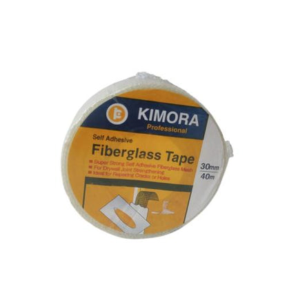 30 MM  / KIMORA Isolasi Lakban Serat Kasa Plafon GRC Fiber Tape