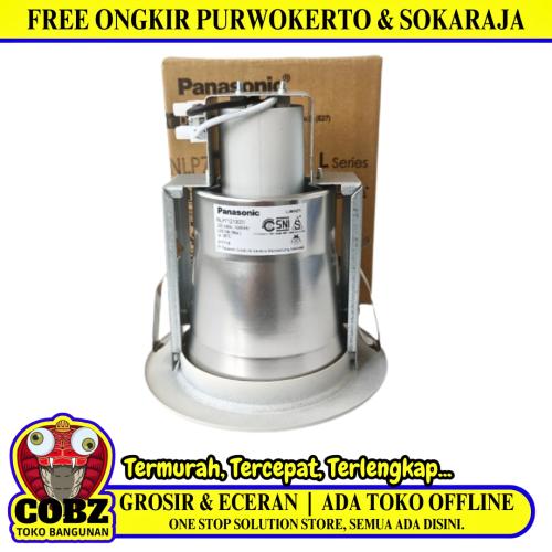 3 IN / PANASONIC Kap Lampu Rumah Lampu Downlight Frame Reflektor Putih