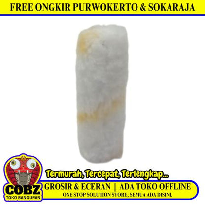 4 IN / YUSTAR Refill Isi Kuas Busa Roll Cat Tembok Kayu Besi Kecil