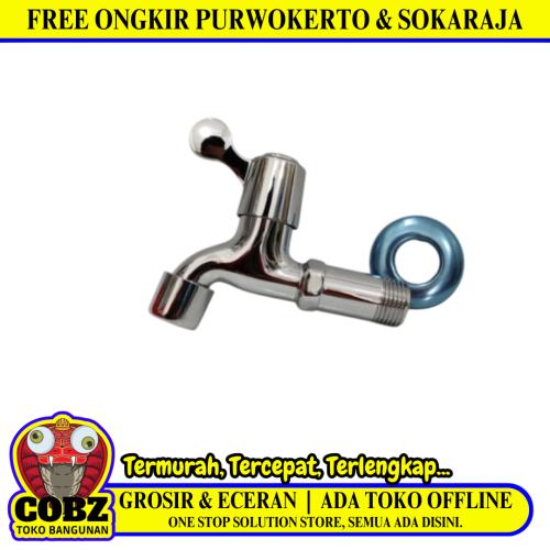 1/2 IN /ONDA A801 T Kran Air Tembok Taman Kamar Mandi Stainless