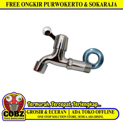 1/2 IN /ONDA A801 T Kran Air Tembok Taman Kamar Mandi Stainless