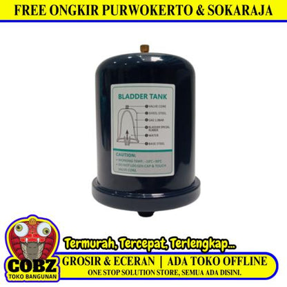 INTERNASIONAL Tabung Pompa Air Otomatis Pressure Tank Semi Jet Pump Stainless