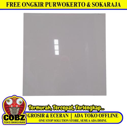 60 CM x 60 CM / RIXO IVORY RX160501 Granit Lantai Rumah Glossy Dus