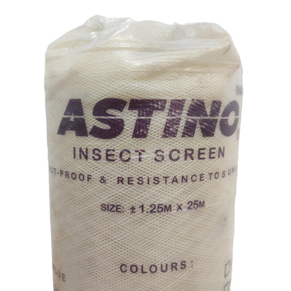 3 MM x 3 MM x 120 CM x 25 M / ASTINO Strimin Nyamuk Parabola PVC Cream Roll