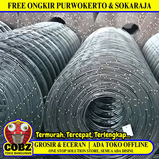 3 MM x 180 CM x 30 M / TM Roofmesh Kawat Ram Besi Roll