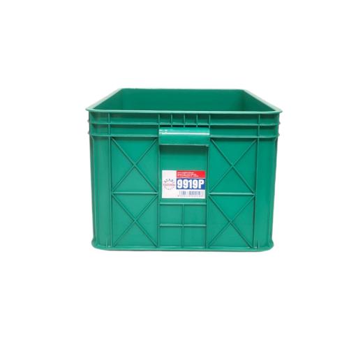 631 MM x 414 MM x 307 MM / ATARI 9919 P Krat Industri Keranjang Buah Rongga Green