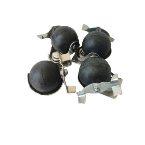 2 IN / SKK TG-50S TURBO Roda Hidup Trolly Bulat Plat 50 MM Karet Warna 4 Pcs Dus