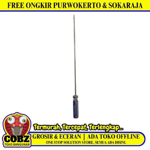 8 IN / BLITZ Obeng Screwdriver One Way Plus Gagang Fiber