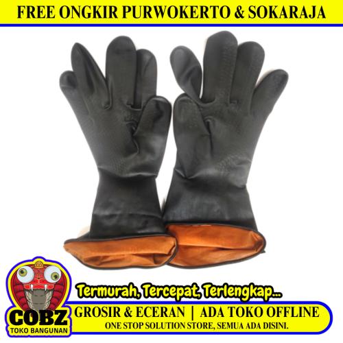 SIZE XL / KENMASTER Sarung Tangan Latex Karet Rubber Safety Gloves Set