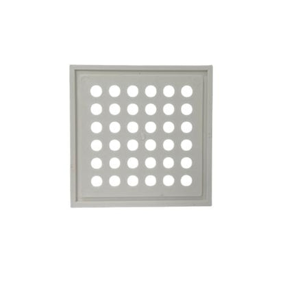 4IN/ALINCO Saringan Got Plat Floor Drain Kamar Mandi Plastik PVC White