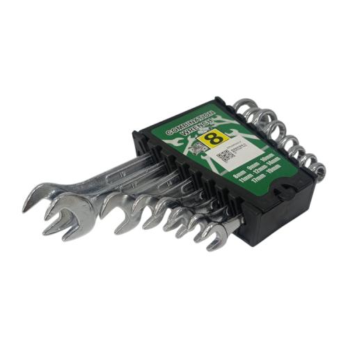 8 MM - 19 MM / SUPERMAN Kunci Ring Pas Kombinasi Combination 8 Pcs Set